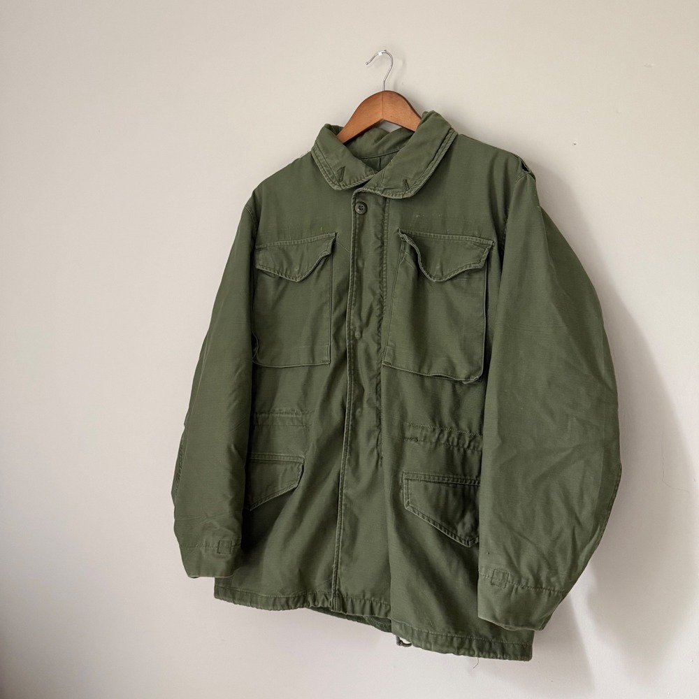 Vintage US Military M-65 Field Jacket OG-107 Small Regular